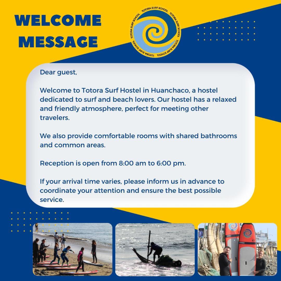 Totora Surf Hostel Huanchaco Zewnętrze zdjęcie